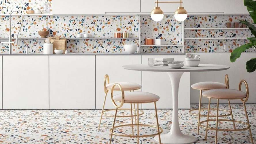 Phong cách nội thất terrazzo