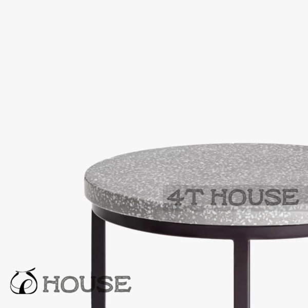 Bàn trà cạnh sofa terrazzo B201 4T House