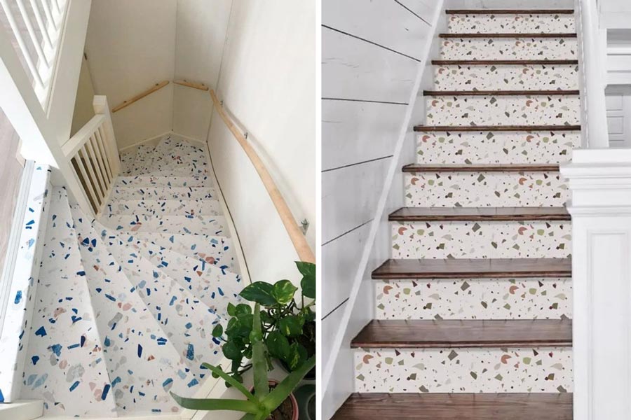 cầu thang terrazzo