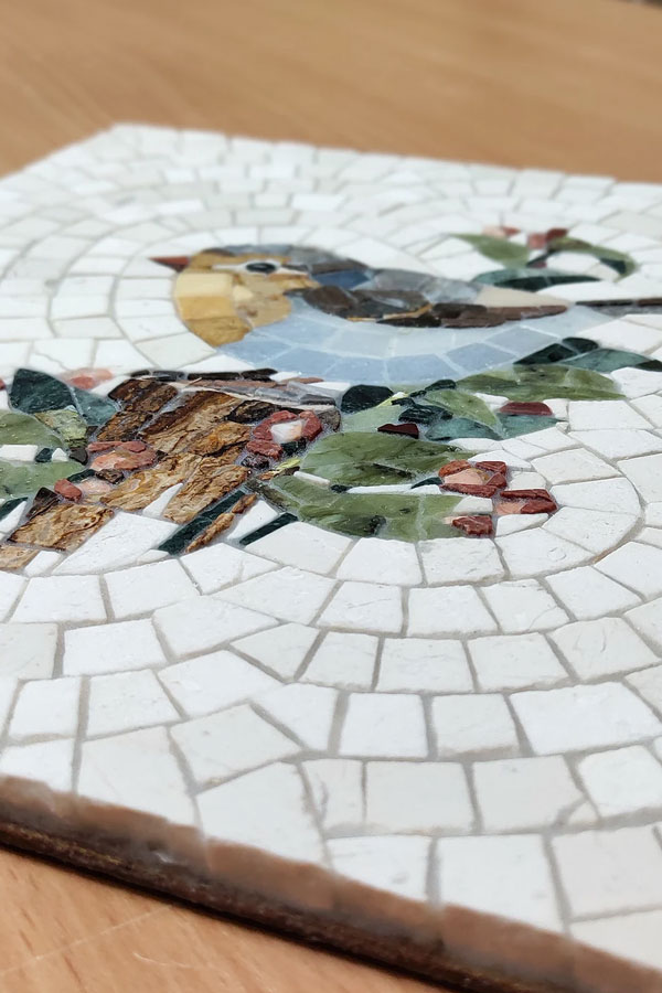 Tranh mosaic chim sẻ MP001