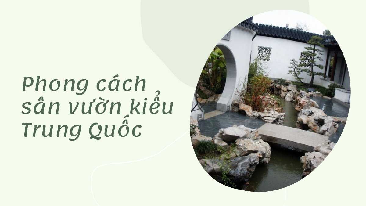 Cafe sân vườn kiểu Trung Quốc