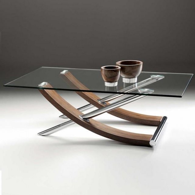 bàn cafe bằng kính