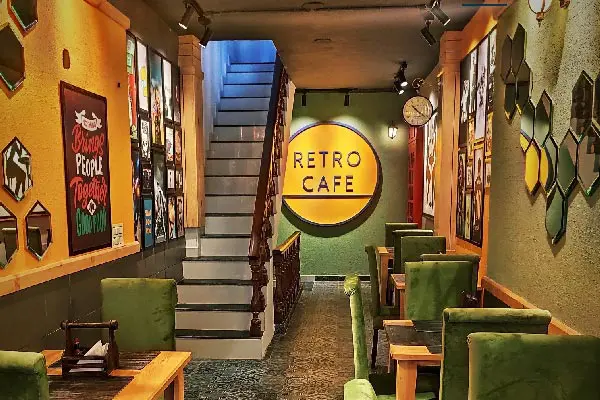 Phong cách nội thất cafe retro 4T Houses