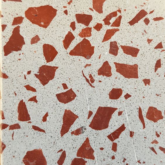 terrazzo đỏ 