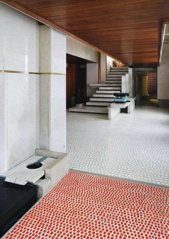 terrazzo đỏ